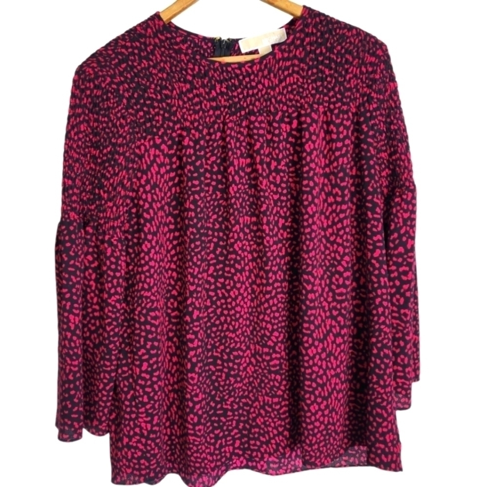 Michael Kors pintuck bell sleeves, size medium